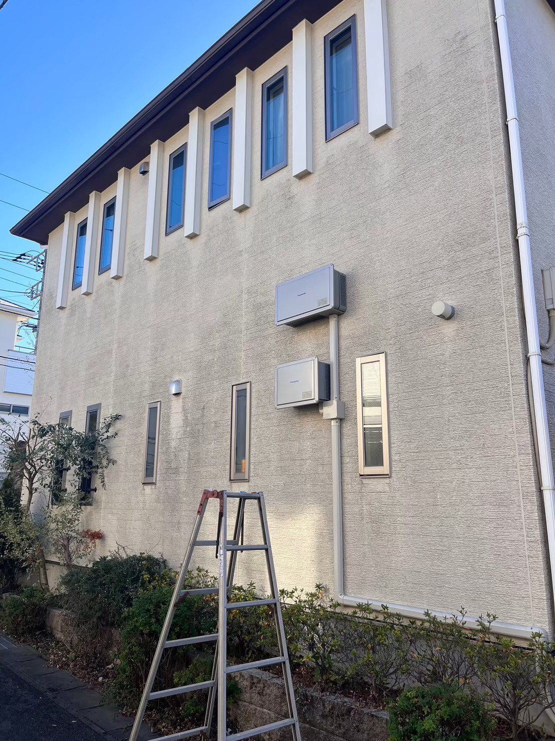 千葉県松戸市にて外壁洗浄〈築10年戸建てのメンテナンス〉 施工前